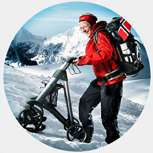 Active Walker Rollator Active Walker ski and snow Active Walker